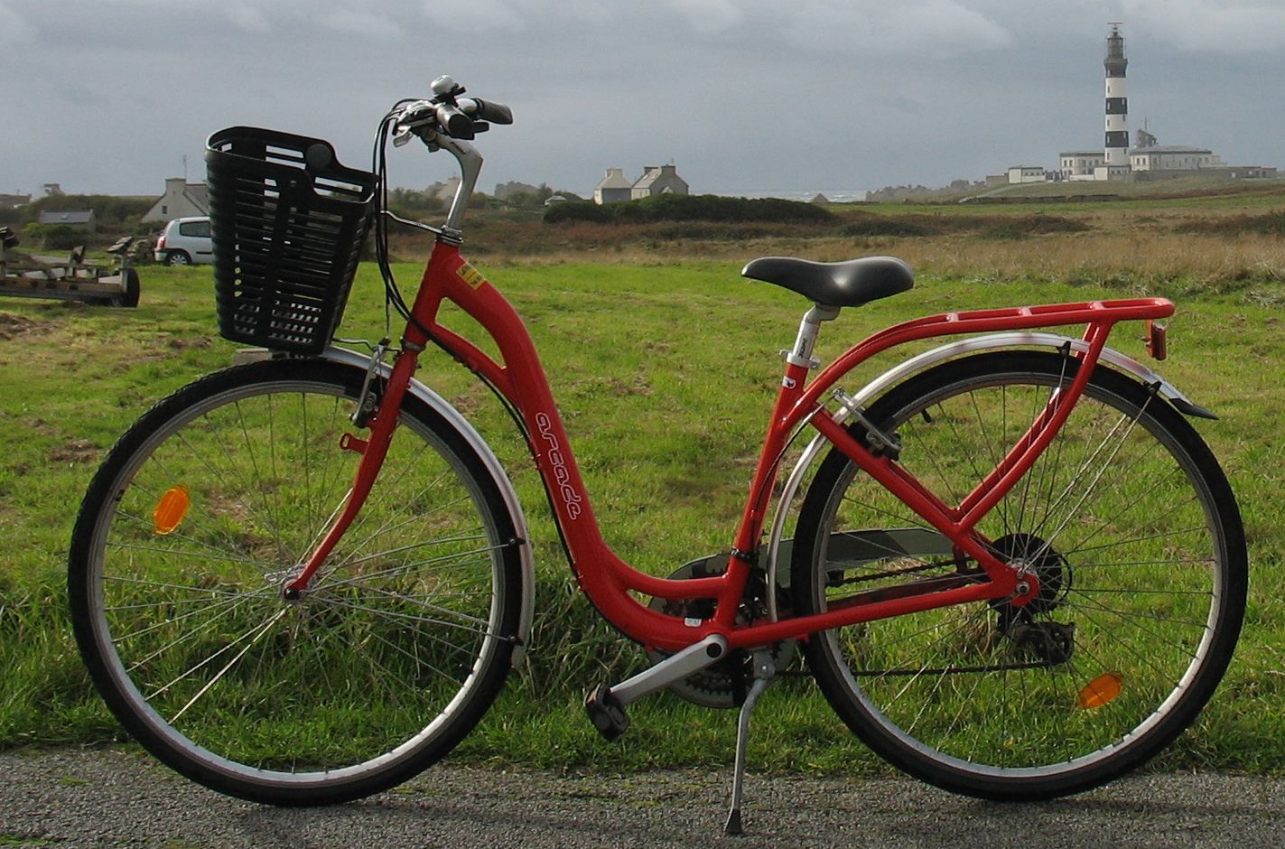 cotes d'une bicyclette